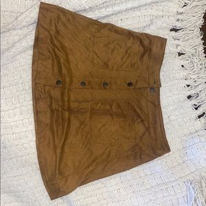suede skirt